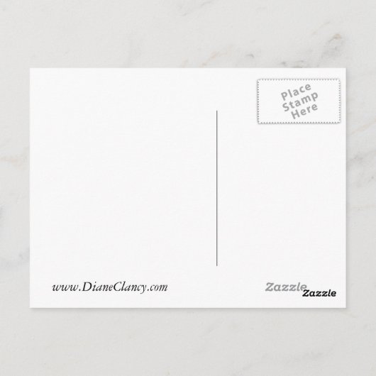 Blue Ice Angel Ring, Abstrakt Mandala Postkarte (Rückseite)