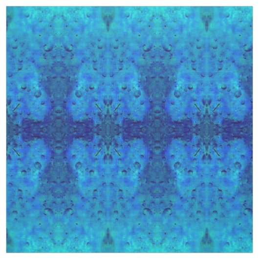 Blue Ice Bubbles Stoff (Muster)
