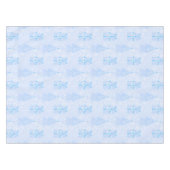 Blue Ice Christmas Pattern Tischdecke (Vorderseite (Horizontal))