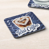 Blue Ice Coffee Untersetzer Set (Linke Seite)