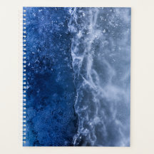 Blue Ice Crack Abstrakt Art Foto