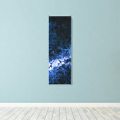 Blue Ice Crack Abstrakt Art Leinwanddruck (Insitu (Holzboden))