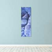 Blue Ice Crack Abstrakt Art Leinwanddruck (Insitu (Holzboden))