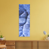 Blue Ice Crack Abstrakt Art Leinwanddruck (Insitu (Wohnzimmer))