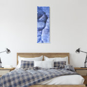 Blue Ice Crack Abstrakt Art Leinwanddruck (Insitu (Schlafzimmer))