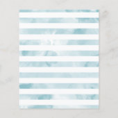 Blue Ice Cream Baby Predictions & Advice Card (Rückseite)