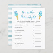 Blue Ice Cream rät das preisgünstige Spiel (Vorne/Hinten)