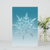 Blue Ice Crystal Briefpapier (Stehend Vorderseite)