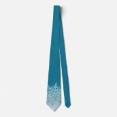 Blue Ice Crystal Krawatte (Vorderseite)