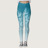 Blue Ice Crystal Leggings (Vorderseite)