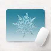 Blue Ice Crystal Mousepad (Mit Mouse)