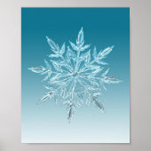Blue Ice Crystal Poster (Vorne)