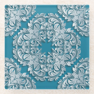 Blue Ice Design Glasuntersetzer