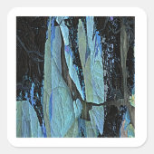 BLUE ICE DESIGN SQUARE STICKER (Vorderseite)