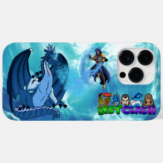 Blue Ice Dragon & Magic Wizard in Dragons Domain Case-Mate iPhone 14 Pro Max Hülle