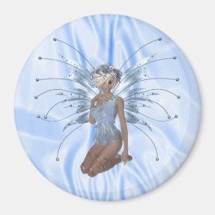 Blue Ice Fairy Magnet