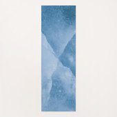 Blue Ice Foto Yogamatte (Vorderseite)
