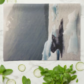 Blue Ice Handtuch (Gefaltet)