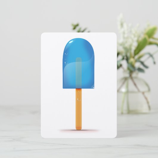Blue Ice Lolly (Stehend Vorderseite)