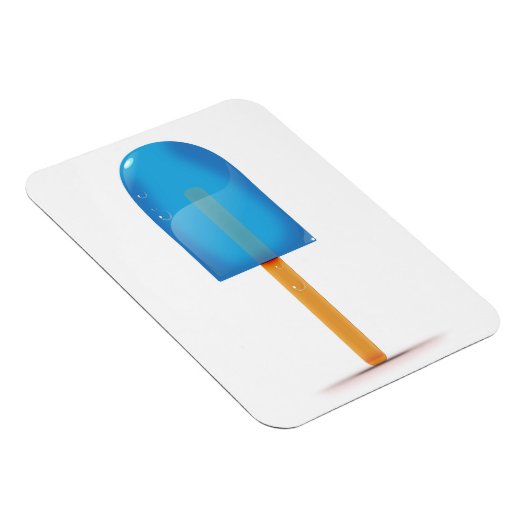 Blue Ice Lolly Magnet (Rechte Seite)