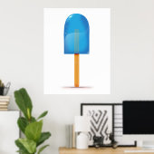 Blue Ice Lolly Poster (Heimbüro)