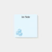 Blue Ice Note Post-it Klebezettel (Vorderseite)
