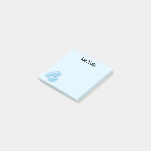 Blue Ice Note Post-it Klebezettel (angewinkelt)