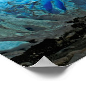 Blue Ice - Perito Moreno Poster (Ecke)
