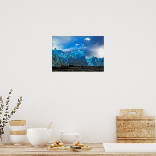 Blue Ice - Perito Moreno Poster (Küche)
