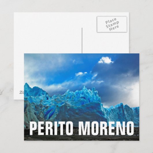 Blue Ice - Perito Moreno Postkarte (Vorne/Hinten)