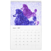 Blue Ice Poodle-Kalender Kalender (Mär 2027)