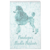 Blue Ice Poodle-Kalender Kalender (Titelbild)