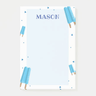 Blue Ice Pop Post It Post-it Klebezettel