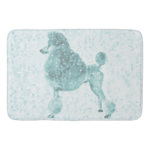 Blue Ice Posh Poodle Badematte