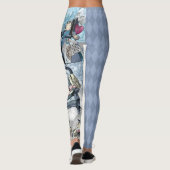 Blue Ice Silver Alice im Wunderland Leggings (Rückseite)