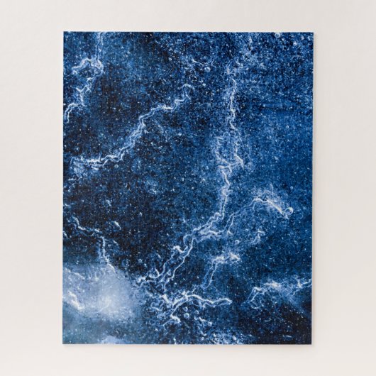 Blue Ice Structure Impossible Erwachsene Puzzle (Vertikal)