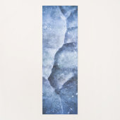 Blue Ice Surface Crack Foto Yogamatte (Vorderseite)