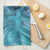Blue Icing Abstrakt Handtuch (Viertel Falte)
