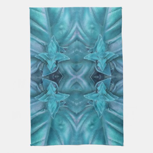 Blue Icing Abstrakt Handtuch (Vertikal)