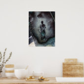 Blue Icon Poster (Küche)