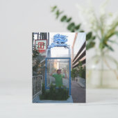 Blue Iguana - Vertikal Postkarte (Stehend Vorderseite)