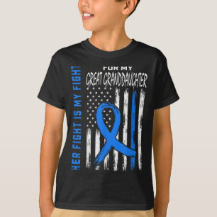 Blue Ihr Kampf Diabetes Bewusstsein Shirt Great Gr