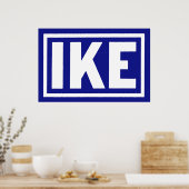 Blue Ike 1952 Poster (Küche)