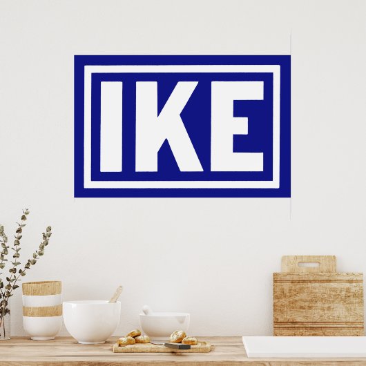 Blue Ike 1952 Poster (Küche)