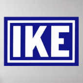 Blue Ike 1952 Poster (Vorne)