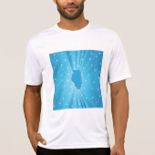 Blue Illinois Mens Active T-Shirt (Vorderseite)