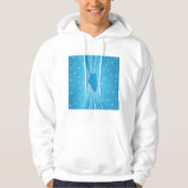 Blue Illinois Mens Hoodie (Vorderseite)
