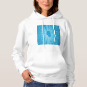 Blue Illinois Womens Hoodie (Vorderseite)
