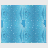 Blue Illinois Wrapping Paper Geschenkpapier (Flach)