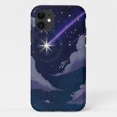 Blue Illustration Star Phone Wallpaper Case-Mate iPhone Hülle (Rückseite)